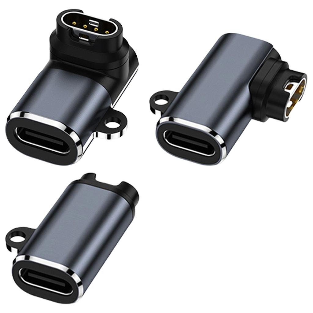 Adaptor cablu de încărcare tip C pentru ceas, conector USB C femelă la mascul cu 4 pini, pentru ceasuri 7, 7x, 5s, 6, 6X