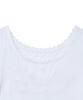 YOUHEE Youhee Lace Unbalance T-Shirts_White