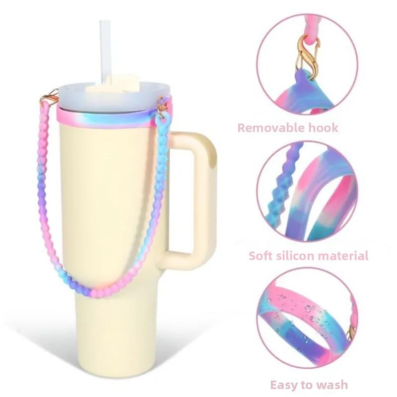 Water Bottle Handle Water Bottle Sling Carrier Holder Strap Soft Durable Silicone for Most 8-40oz Bottles for Cup Accessories