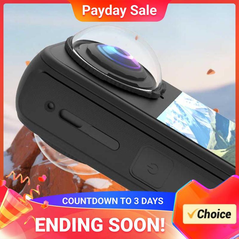 Lens Guards Tempered Glass Lens Protector Protective Lens Cap Cover for Insta360 X4 Air Accessories