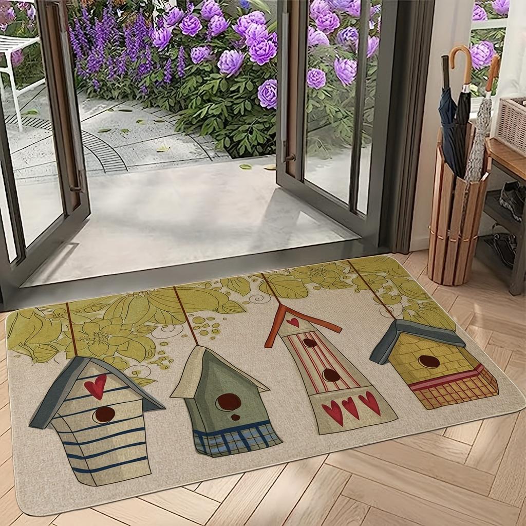 1PC Duck Pattern Kitchen Rugs Non-Slip Door Mats Pop design Bathroom Rug Bath Mat Carpet for Home Sink Laundry Decor