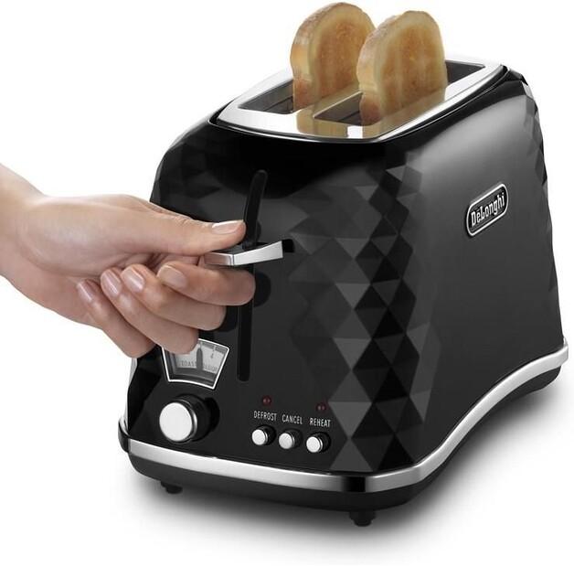 Toaster De'Longhi Brillante CTJ 2103.BK schwarz