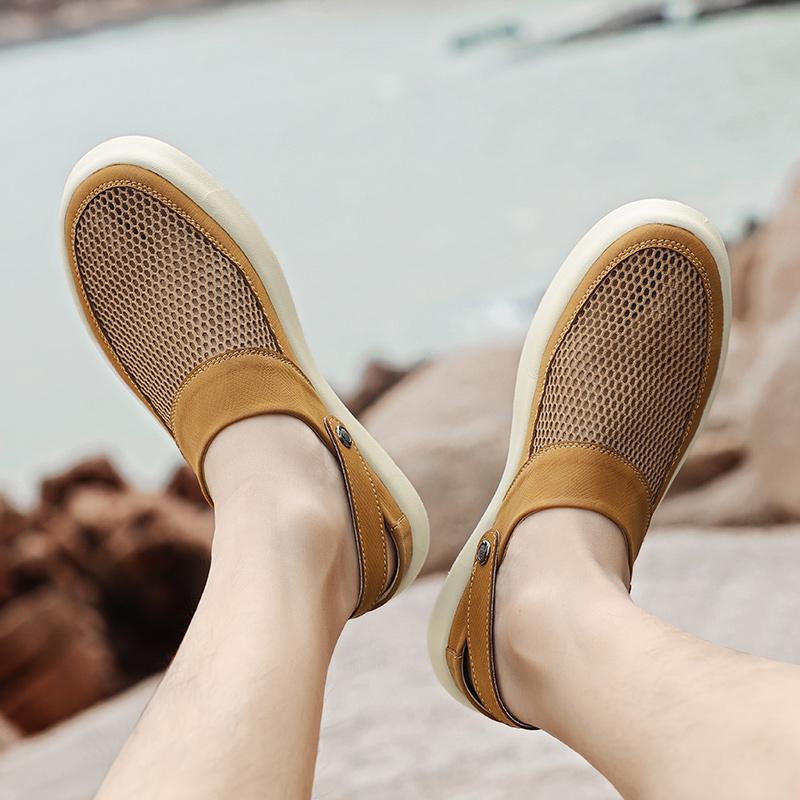 Strandcasual herrskor Lätta och bekväma minimalistisk stil Utomhus gatupromenader Sommar Ny Bästsäljande sandal