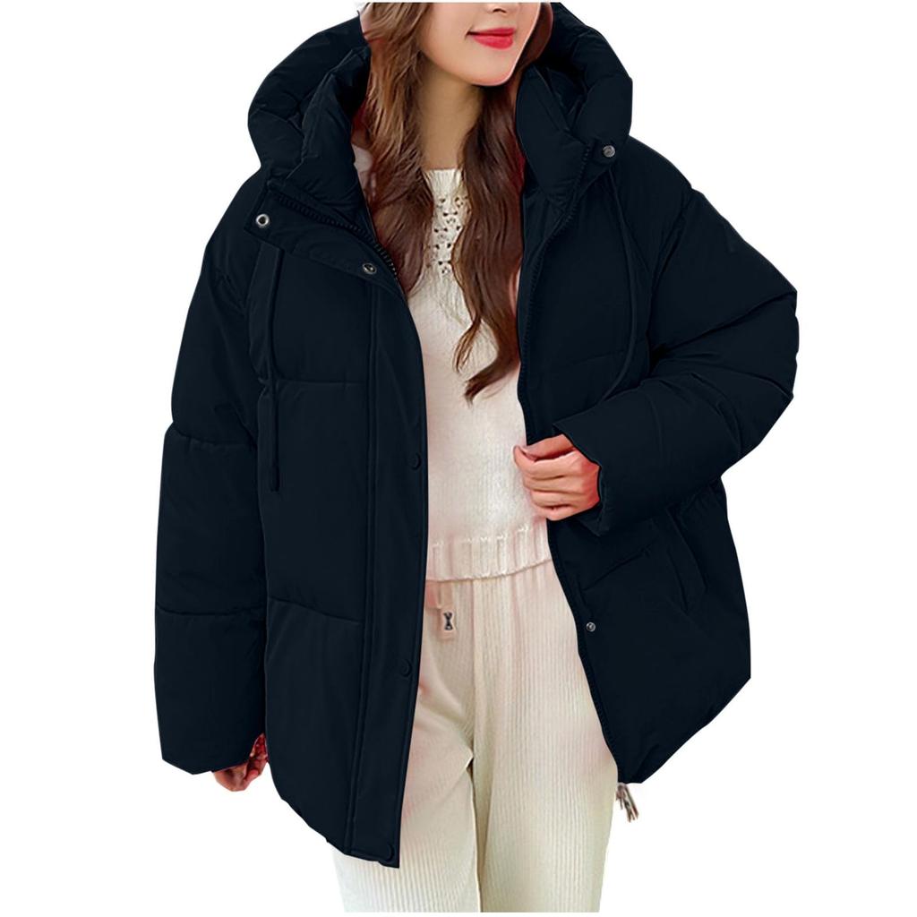 Women's Winter Warm Cotton Jacket Single Breasted Zipper Jacket