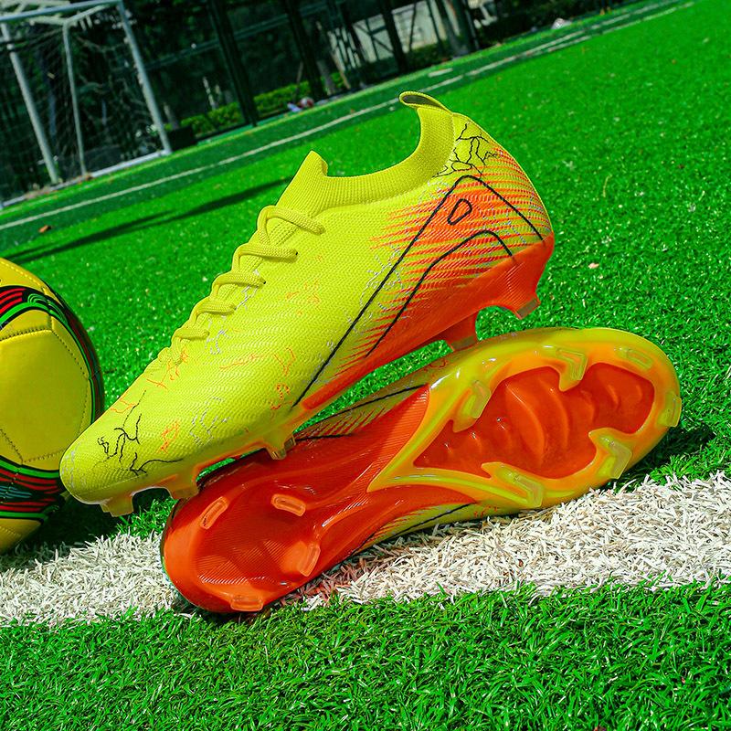 New Football Shoes Boys and Girls Teenagers AG Spikes Adult Lawn Training Shoes Sports Shoes