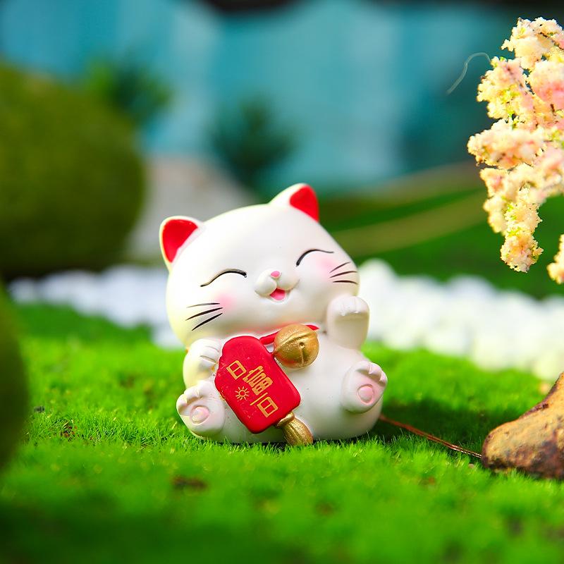 Personalized Desktop Cat Car Ornament - Center Console Doll Decoration