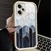 Geometric Marble Pattern Soft Phone Case for Xiaomi Poco X7 X6 X5 Pro X4 Gt X3 F7 Ultra M8 M7 Redmi 15C 15 14C 13 13C 12 12C 10