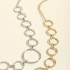 Luxury Women's Waist Chain Large Circle Shape Metal Chain  Fashion Accessories Belt