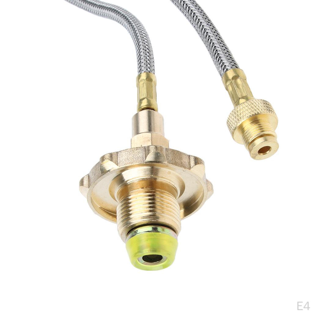 Adapter Hose Converter - Premium Tank Regulator for Flat Gas Canister Accessories