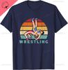 Eat Sleep Wrestle Repeat Funny Wrestling & Wrestler T-Shirt Gift Cotton T Shirt Graphic Print T Shirts Street Tops  Clothing