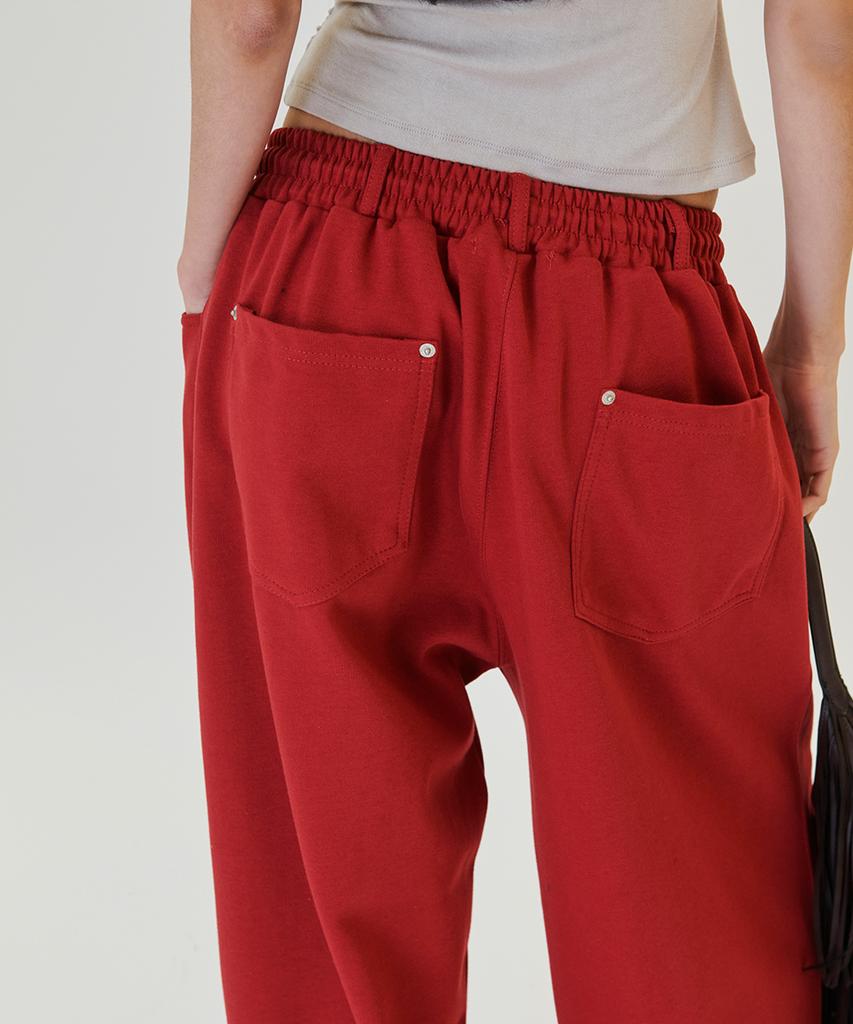 Peulojegteuweibeu Pinter Jogger Banding Pants [Red]
