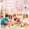 Kindergeburtstagskuchen Spielzeug Spielhaus Nachmittagstee Geburtstagsparty Set Küchenspielzeug mit Licht Musik Früherziehung