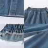 Montagut Girls' Denim Vest and Jogger Pant Set
