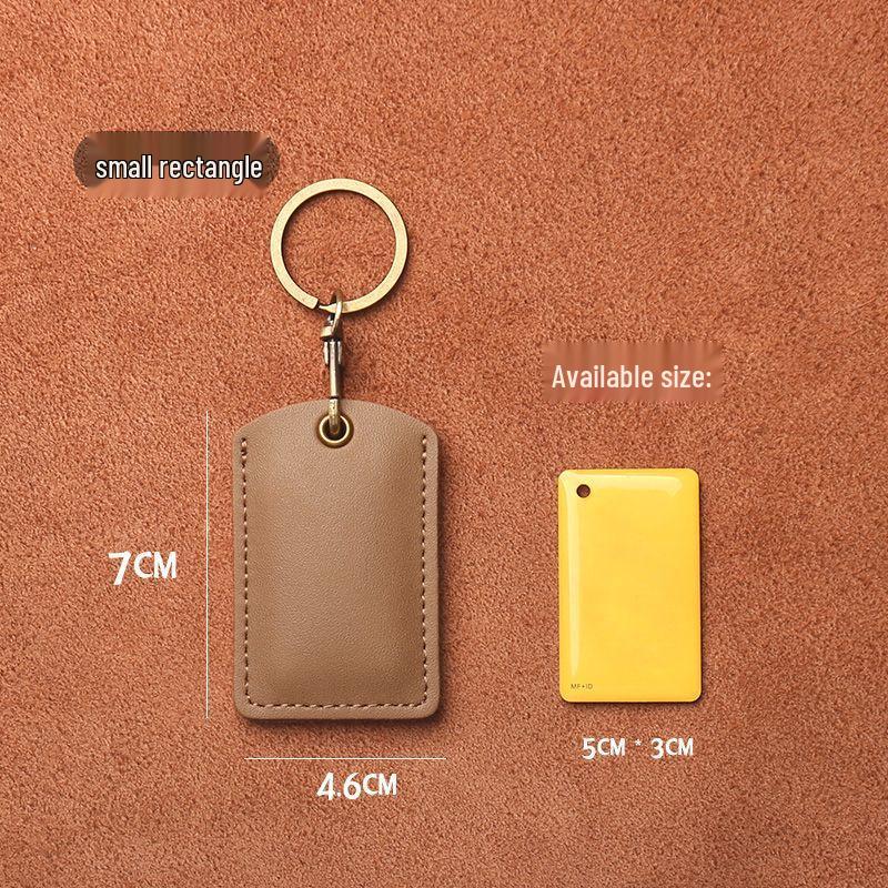 

Teardrop Leather Keychain & Access Card Holder Sleeve No Specification