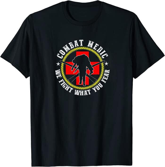 

Футболка унисекс армии США Combat Medic We Fight What You Fight