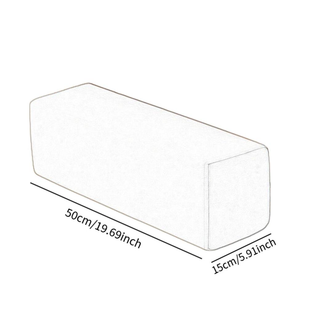 Side Arm Rest Pillow Cushion High Density Foam Pad Armrest for Couch Home Armchair Playing