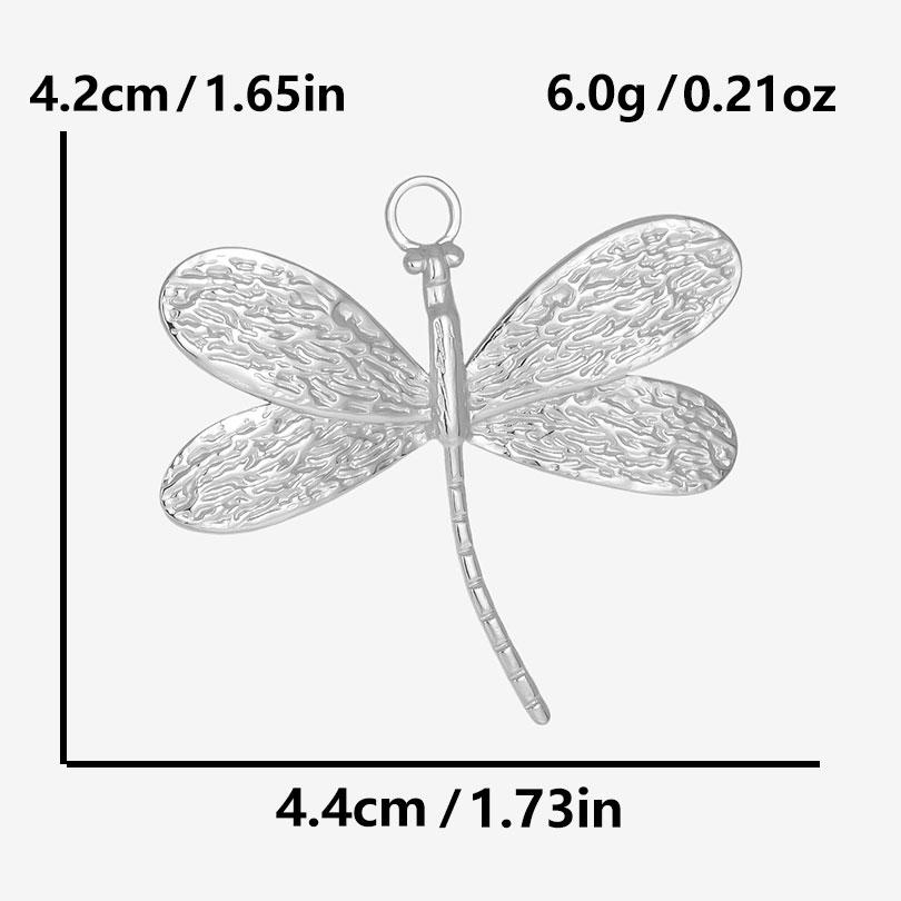 Silver Color Animal Pendant Owl Flamingo Butterfly Stainless Steel Pendants For Jewelry Making Supplies Birds Charm DIY Findings
