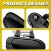 Fit 2000-06 Sentra Nissan Front Rear Right Passenger Exterior Door Panel Handle
