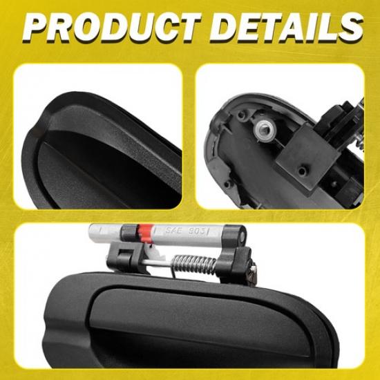 Fit 2000-06 Sentra Nissan Front Rear Right Passenger Exterior Door Panel Handle