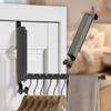 Expandable Coat Rack Over The Door Hook, Multi-Purpose Organizer for Towels, Hats, Office, Bathroom,