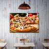 Restaurant Leckere Pizza Thema Dekoration Malerei Home Dekoration Leinwand Figur Wandgemälde für Zuhause Wohnzimmer Dekor