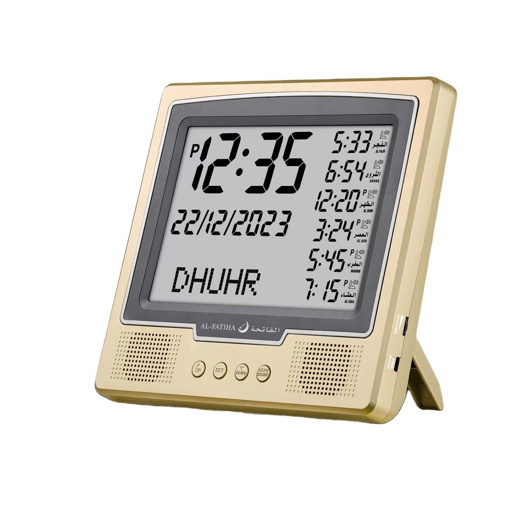 Digital Islamic Muslim Table Wall Clock Mosque Prayer Alarm Calendar Ramadan Gift Athan Clock Azan Prayer