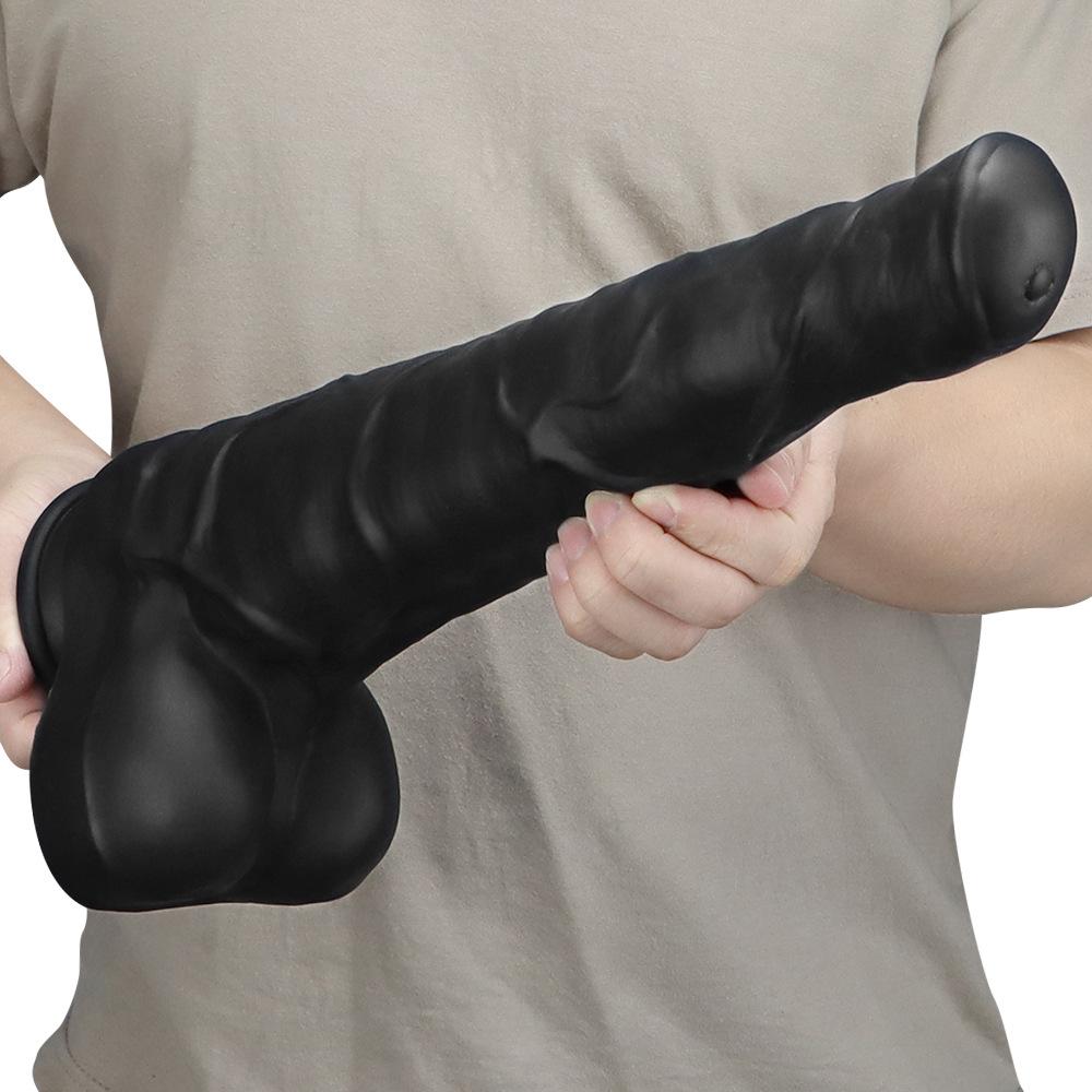 Big Black Horse Dildo Anal Plug Suction Penis Fisting Adult Sex Toy Realistic Dick Fetish Harness BDSM
