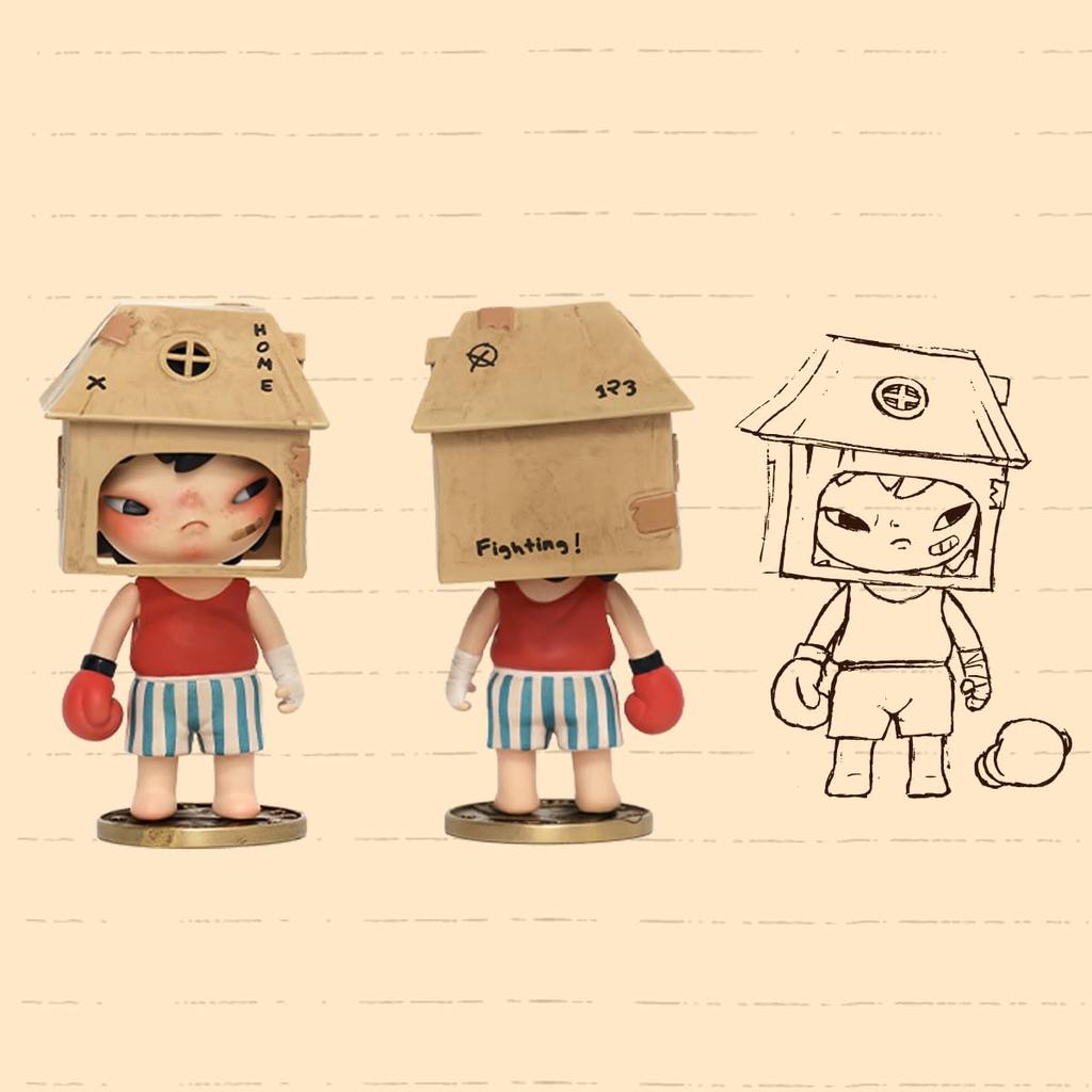 POP MART HIRONO Seria The Other One Cutie de Pop Mart Gachapon Cutie Oarbă Plastic Premium PVC Moale Original Cadouri de Ziua de Naștere [Asortat 12] Figurine,