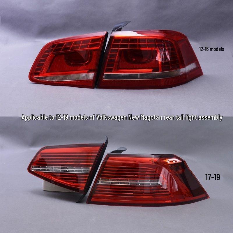 Compatible Rear Tail Light Assembly for Volkswagen Magotan B7 B8L (2012-2019) - Brake, Reverse, Turn Signal Tail Light Cover
