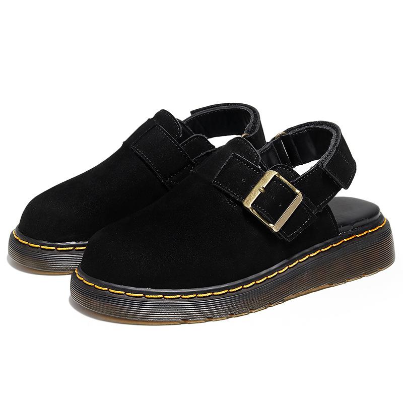 Сандалии Мартин мужские и женские летние полутапочки на одной педали черная сумка-голова 35 чёрный 6590₽