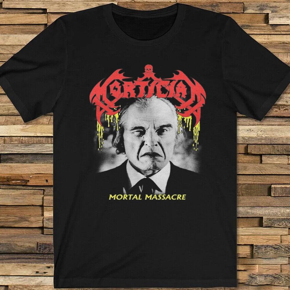 

Черная футболка унисекс с редким Mortician Mortal Massacre Album