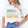Weekends Coffee and Dogs Trend Print T Shirt Short Sleeve Summer Clothes Women Clothing Fashion Graphic T-shirt Mom Tee Tops