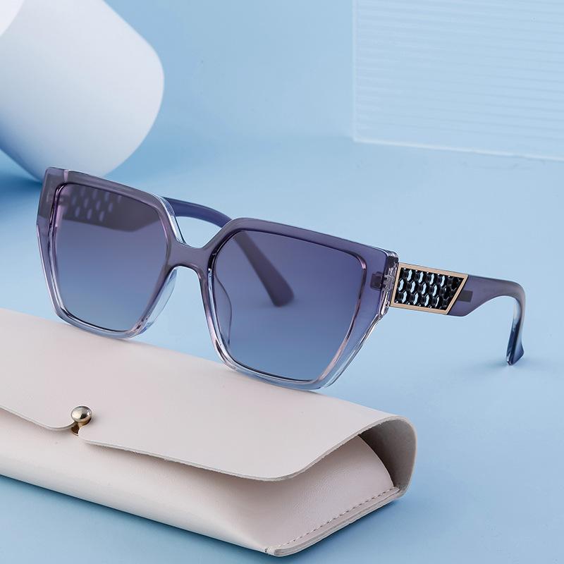 Box Anti-Blue Sunglasses Women'S Hollow Glasses Legs Sunglasses Men'S Glasses