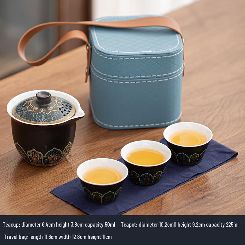 

Shangqi Portable Ceramic Travel Tea Set