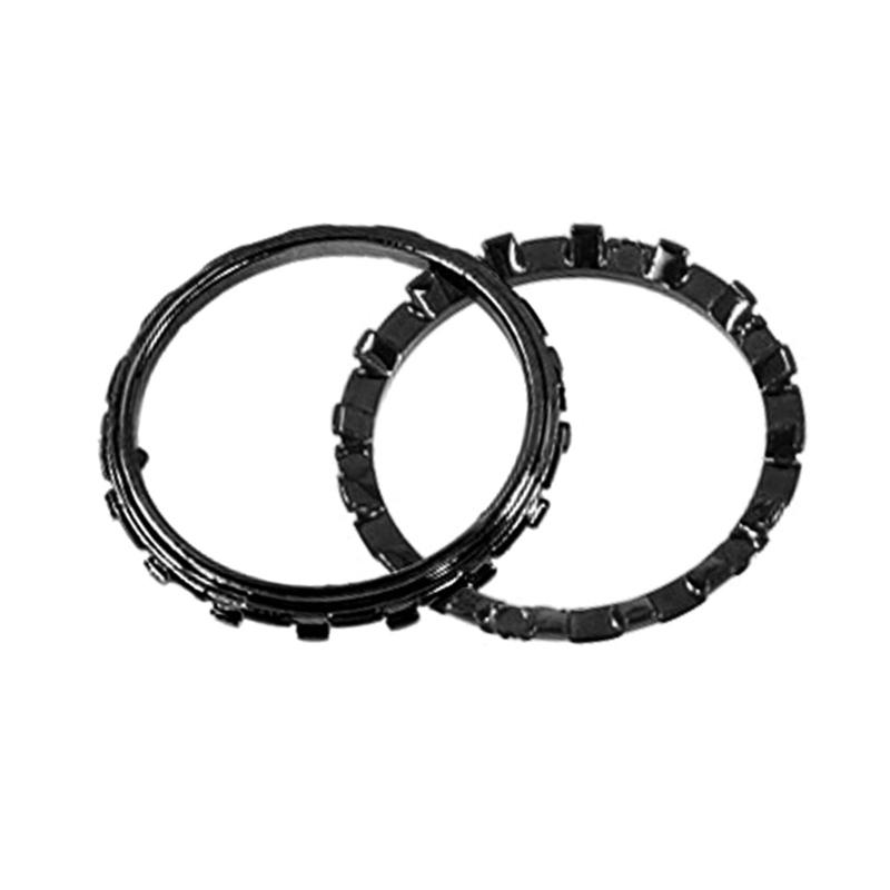 1 пара металлических колец-акцентов для стиков контроллера, сменные аксессуары чёрный