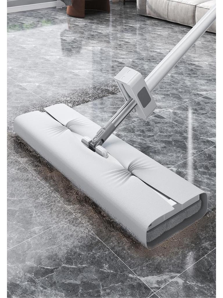 2023 Plochý mop bez použití rukou s vylepšenou absorpcí a snadno čistitelným hadříkem