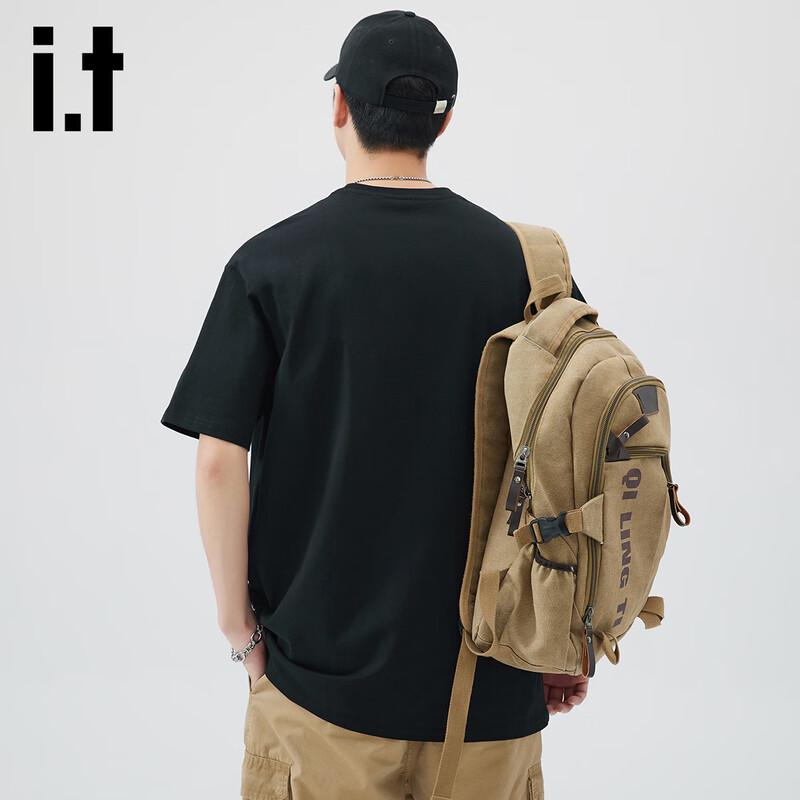 Izzueit Men's Heavyweight Loose Fit Short Sleeve T-Shirt
