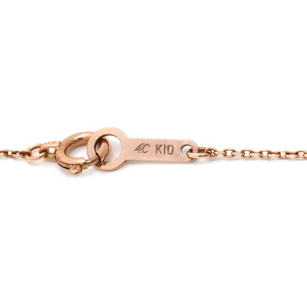 4℃ - Diamond PendantNecklace K10PG/diamond Array