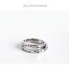 Personalized Morse Code Love Couple Rings In S925 Sterling Silver - Creative Korean Style for Men and Women