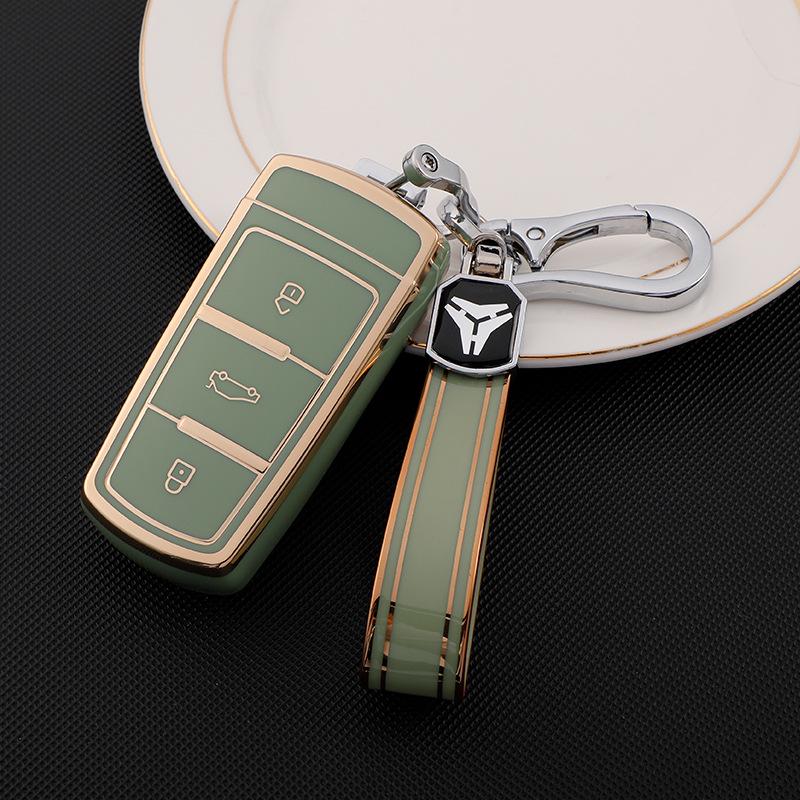 Pouzdro na klíč Volkswagen Magotan B7, CC, Passat Variant pro muže a ženy - Stylový obal s přezkou