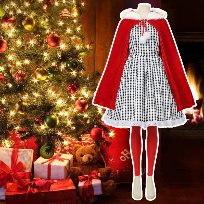 Şık ve Şenlikli 2024 Noel Cindy Cosplay Kostümü Çocuklar ve Yetişkinler İçin