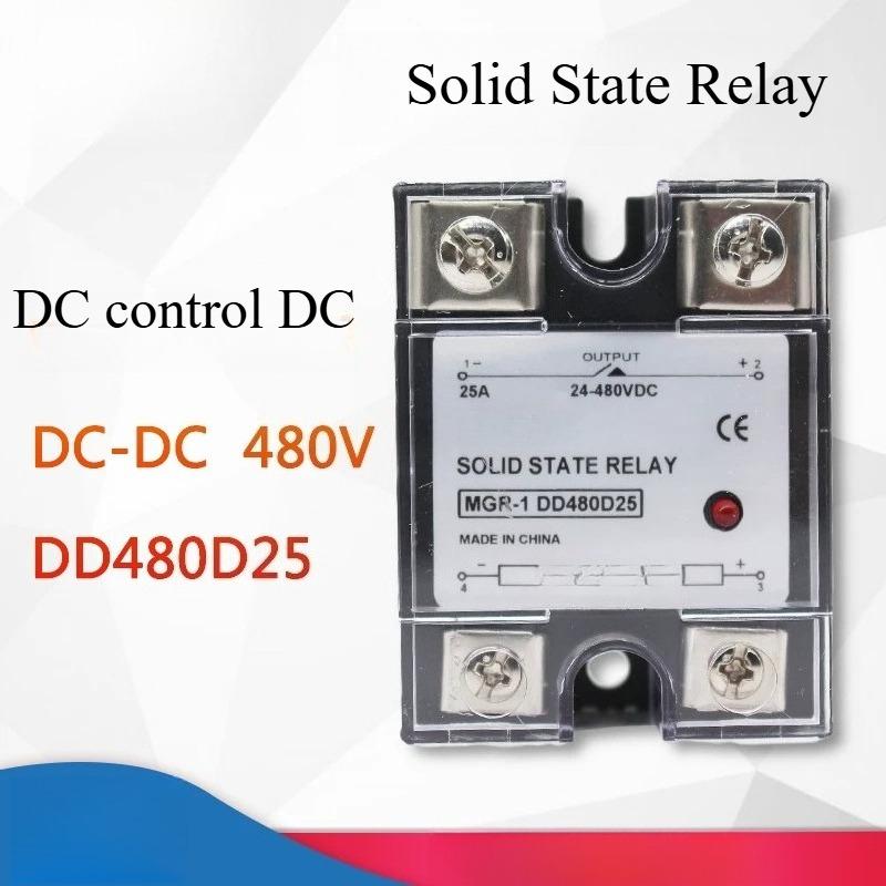 DC‑DC Solid State Relay DD480D Series DC Control DC 3‑32VDC Input 24‑480VDC Output SSR Module 1