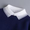Fashionable Cotton Lace False Collar Shirt, Women's Detachable Collar Shirt, False Tie, Lapel Shirt Top