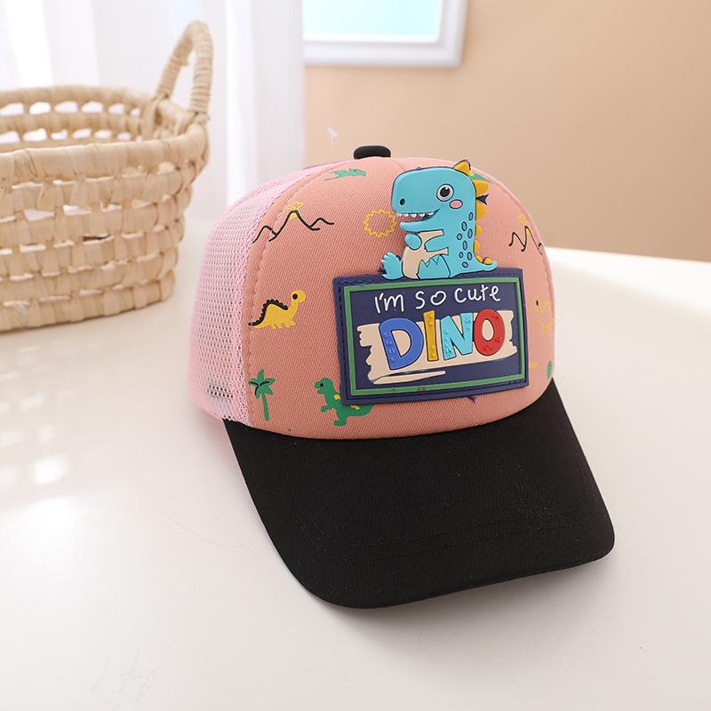 Cartoon Dinosaur Children Baseball Cap Cute Animal Kids Sun Hat Spring Corduroy Outdoor Boys Girls Peaked Caps Bonnet Gorras