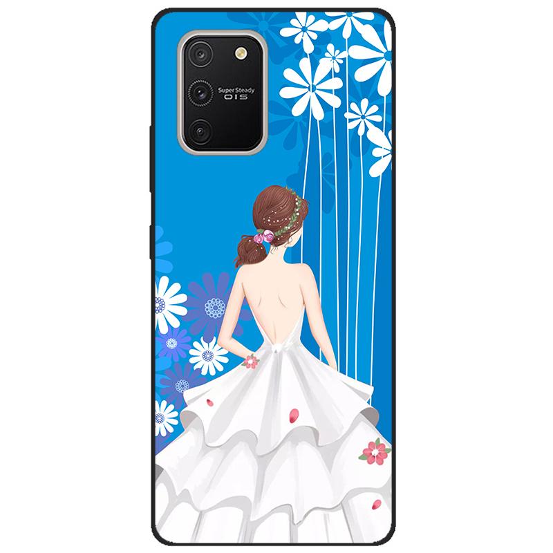 For Samsung Galaxy S10 Lite Case G770F Silicone Black Soft Back Cover for Samsung S10 Lite Case 2020 TPU S10Lite Cover S 10 Lite