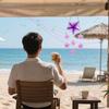 Colorful Wind Chime Creative Starfish Turtle Hangings Yard Ornaments Hanging Pendant  Backyard