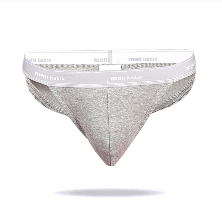 Men's Plus Size Mid-Rise Breathable Cotton Briefs