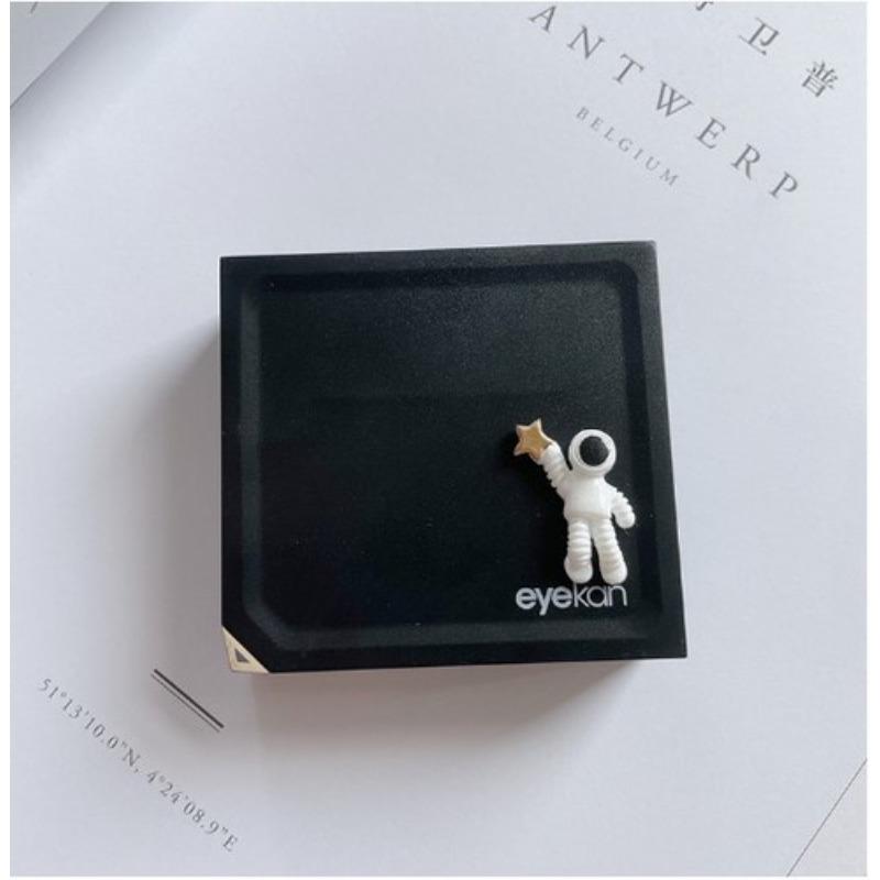 Mini Solid Color Contact Lens Case Contact Lens Container Girls Travel Holder Storage Eye Container with Mirror