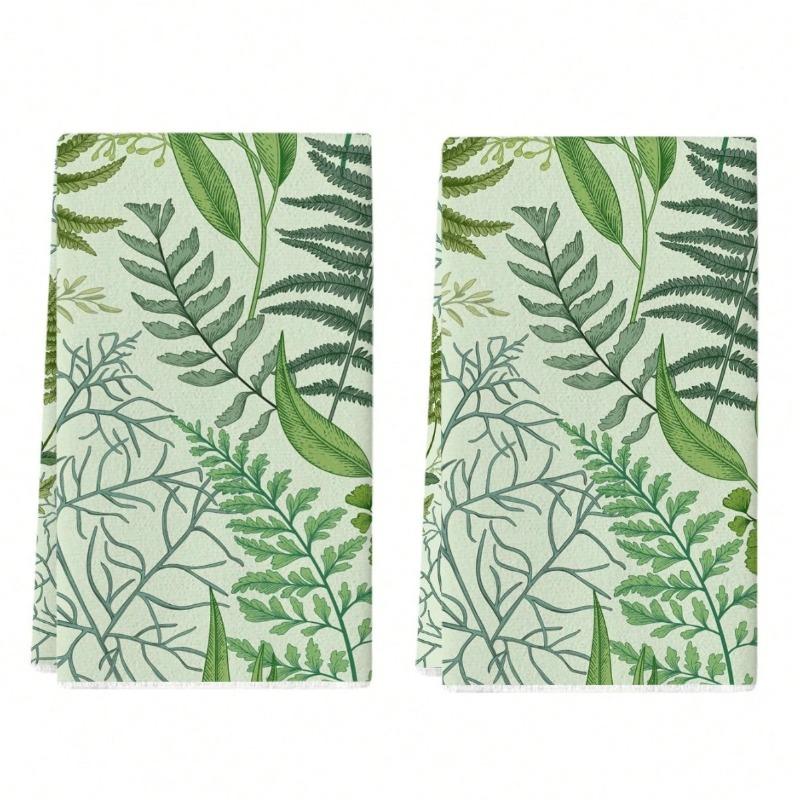 2 PIEZAS paños de cocina, juegos de toallas, Paños de limpieza suaves súper absorbentes, decoración de cocina, artículos esenciales de cocina, artículos esenciales para el hogar, paños de limpieza