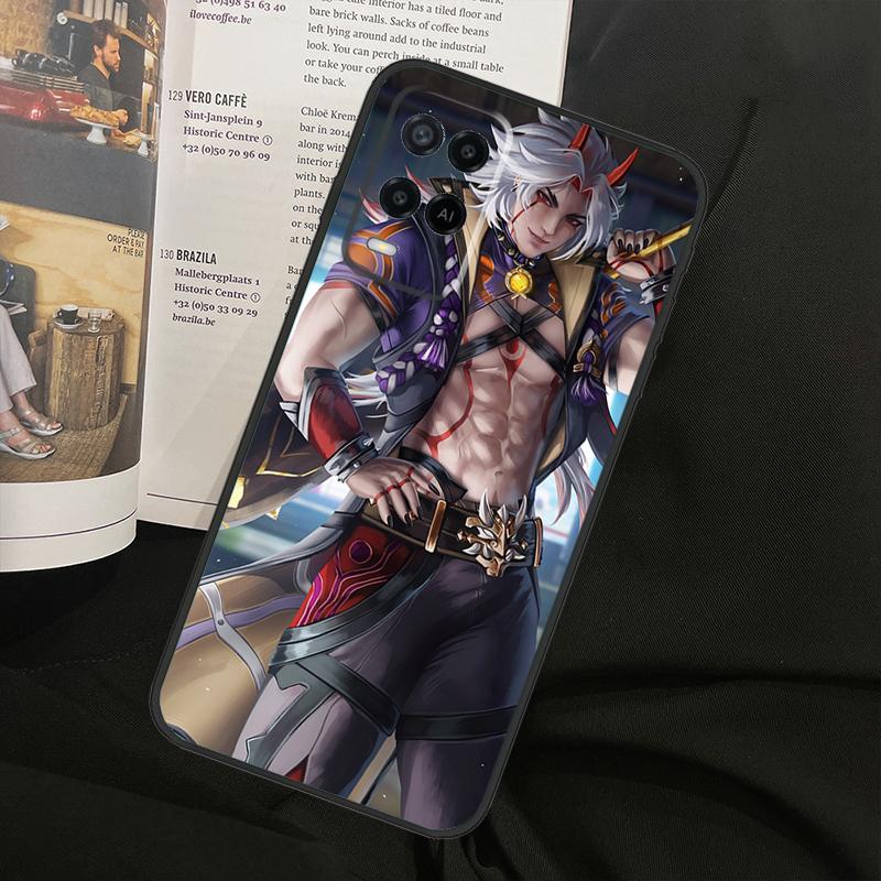 Genshin Impact Arataki Itto For Oppo A80 A60 A40 A94 A54 A98 A78 A18 A38 A58 A16 A76 A96 A17 A77 A74 A57S A15 Phone Case